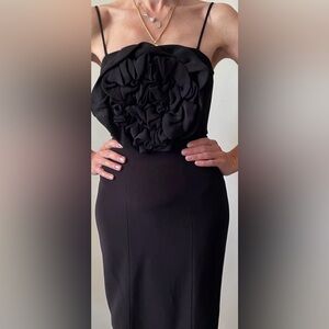 $3,635 DIDIER LUDOT PARIS FRANCE HAUTE COUTURE BLACK DRESS SAKS FIFTH AVE NWT 4